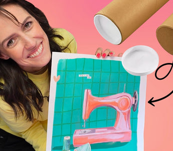 how to flatten an art poster