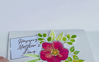 Watercolor Mother's Day Card Tutorial