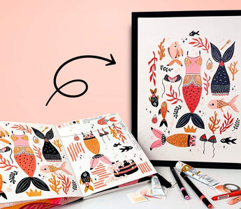 What to Do With Your Sketchbook Art (Plus How to Scan & Digitize Artwork)