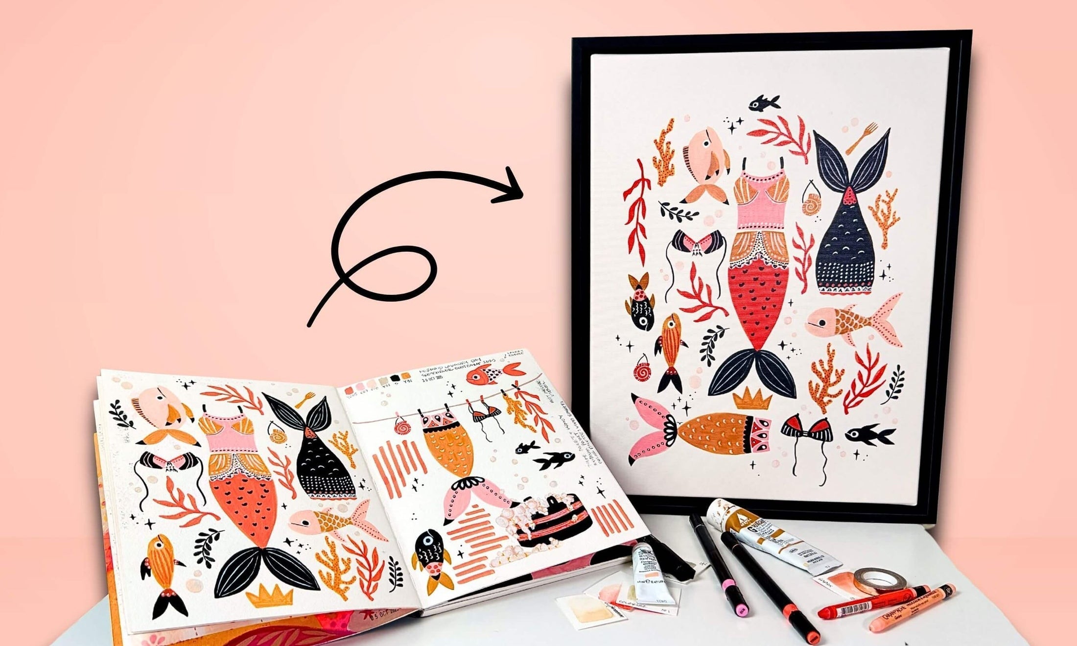 What to Do With Your Sketchbook Art (Plus How to Scan & Digitize Artwork)