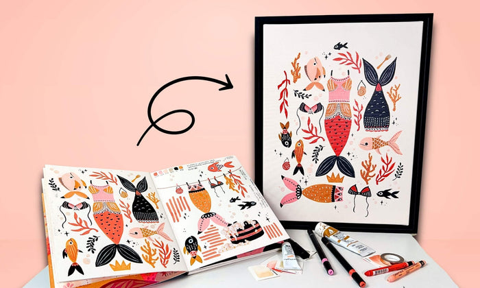 What to Do With Your Sketchbook Art (Plus How to Scan & Digitize Artwork)
