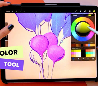 How to use the recolor tool in Procreate