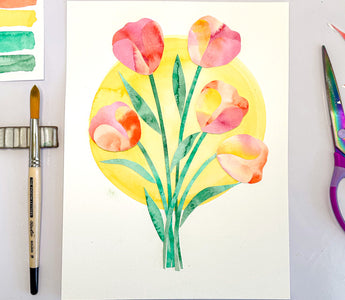 How to create a papercut floral bouquet