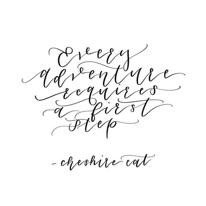 modern calligraphy lettering quote