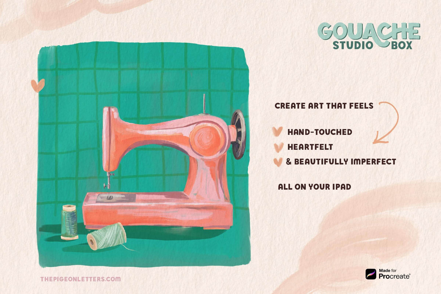 Gouache Studio Box - Procreate Brushes for Painting