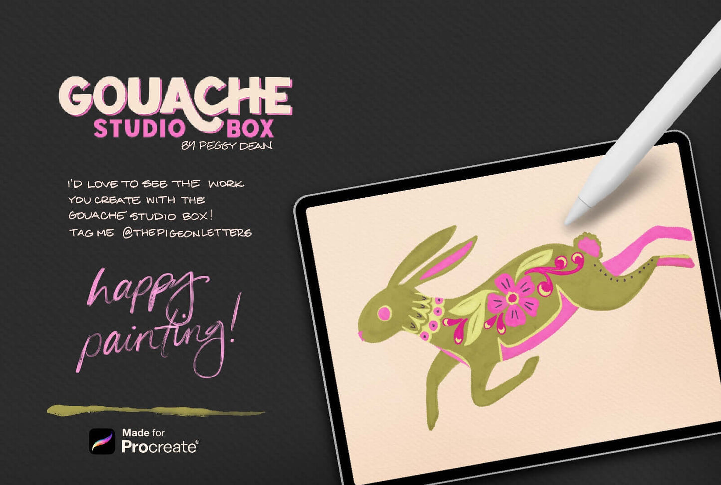 Gouache Studio Box - Procreate Brushes for Painting