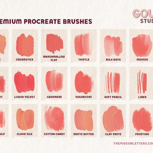 Gouache Studio Box - Procreate Brushes for Painting