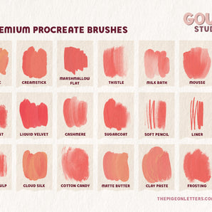 Gouache Studio Box - Procreate Brushes for Painting