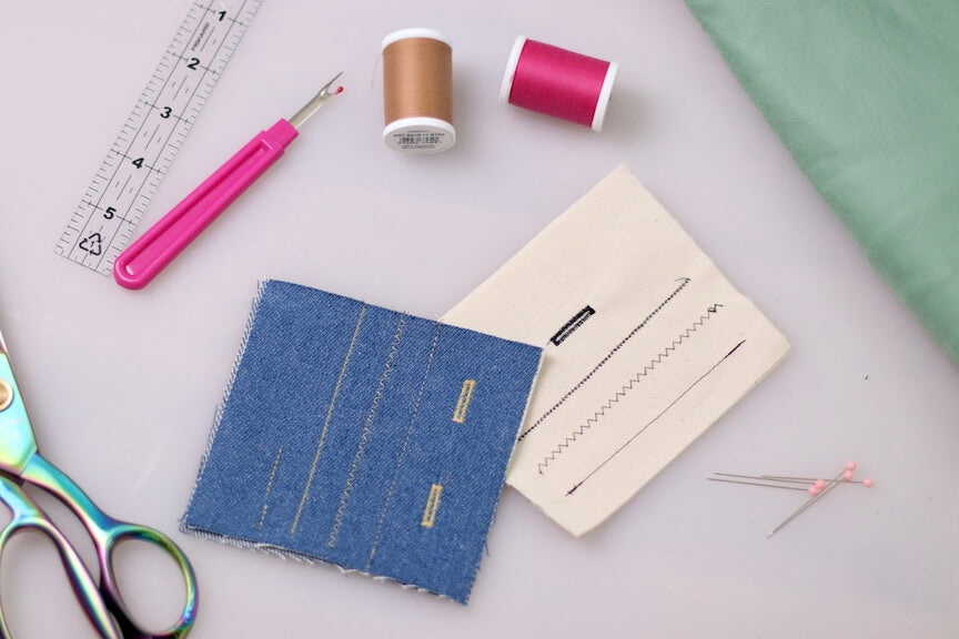 sewing workshop on basic stitches