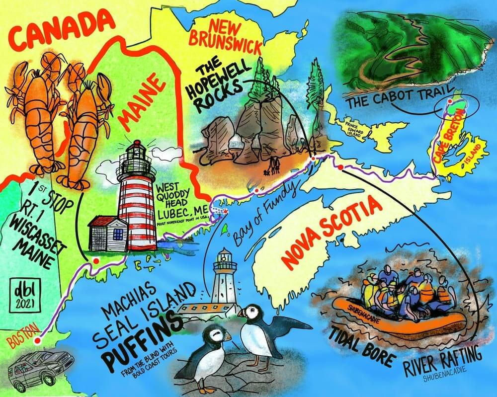 procreate map drawing
