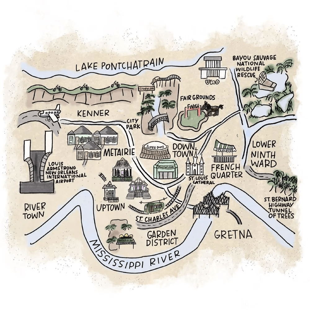 illustrative map design
