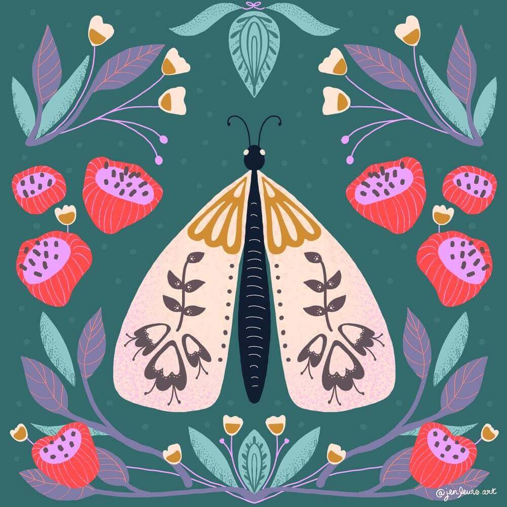 procreate color palettes for flowers