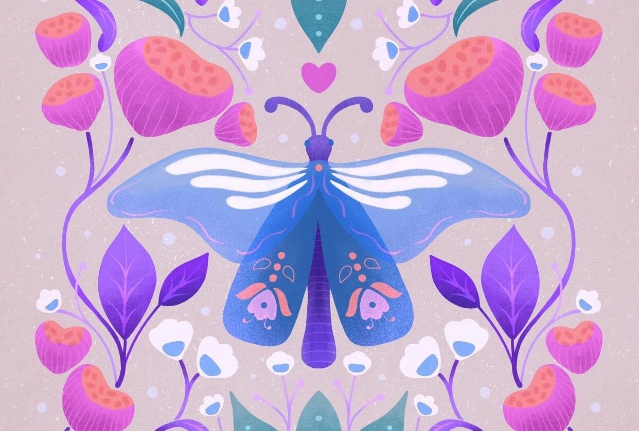 procreate color palettes for flowers