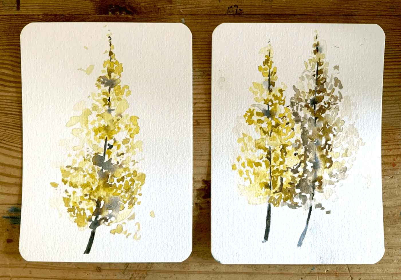 gouache flower painting tutorial