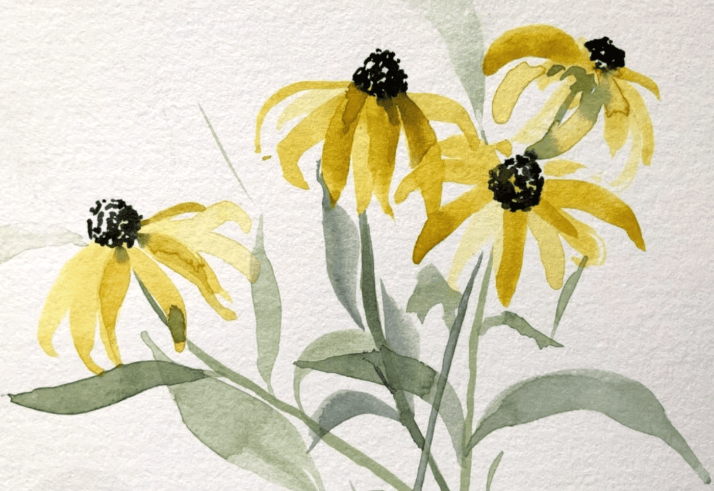 watercolor flower painting tutorial