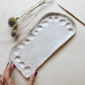 handmade ceramic paint palette