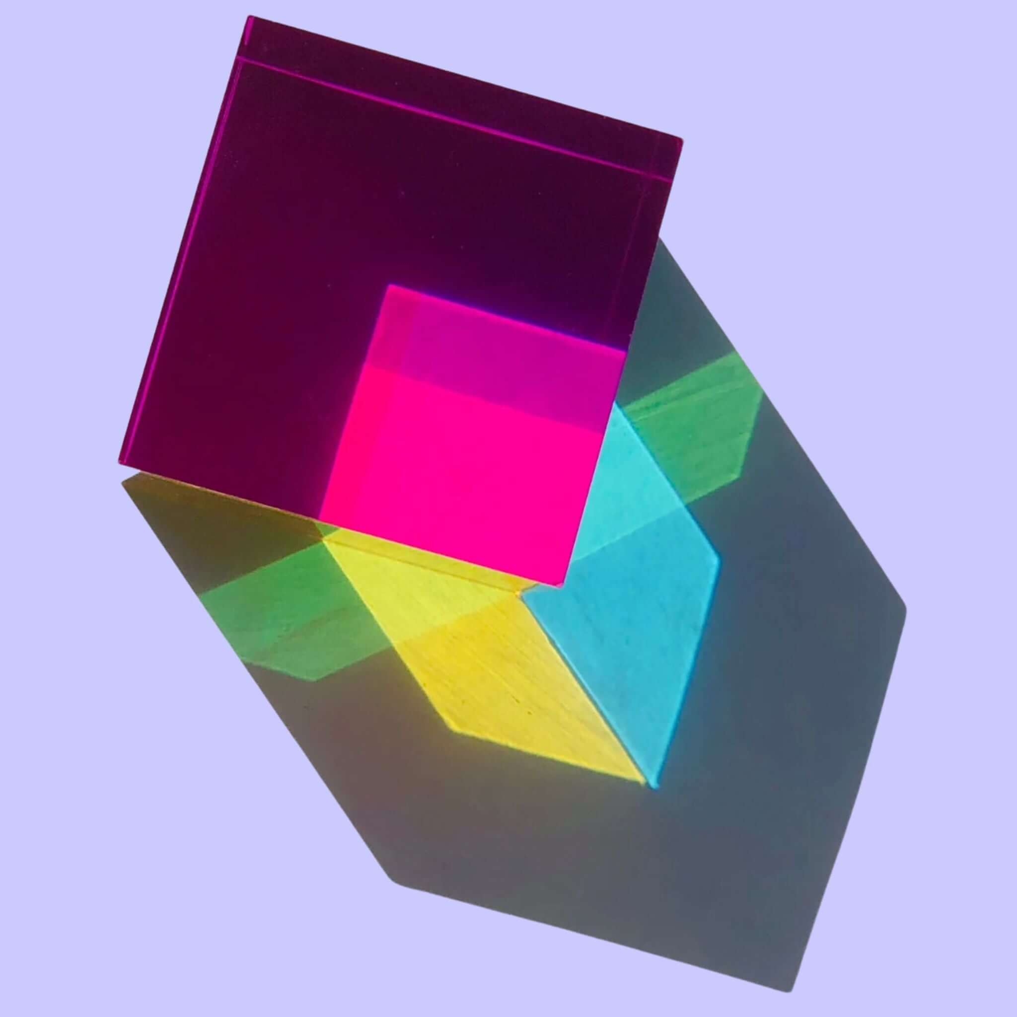 color mixing cube
