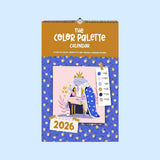 color palette calendar