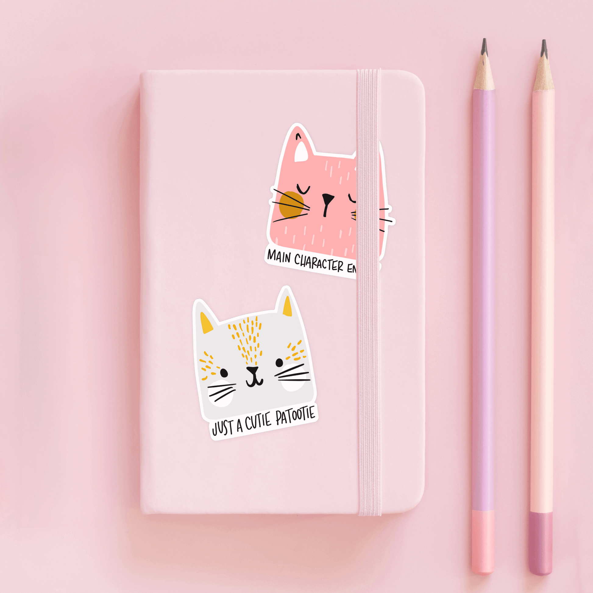 cute cat sticker friends