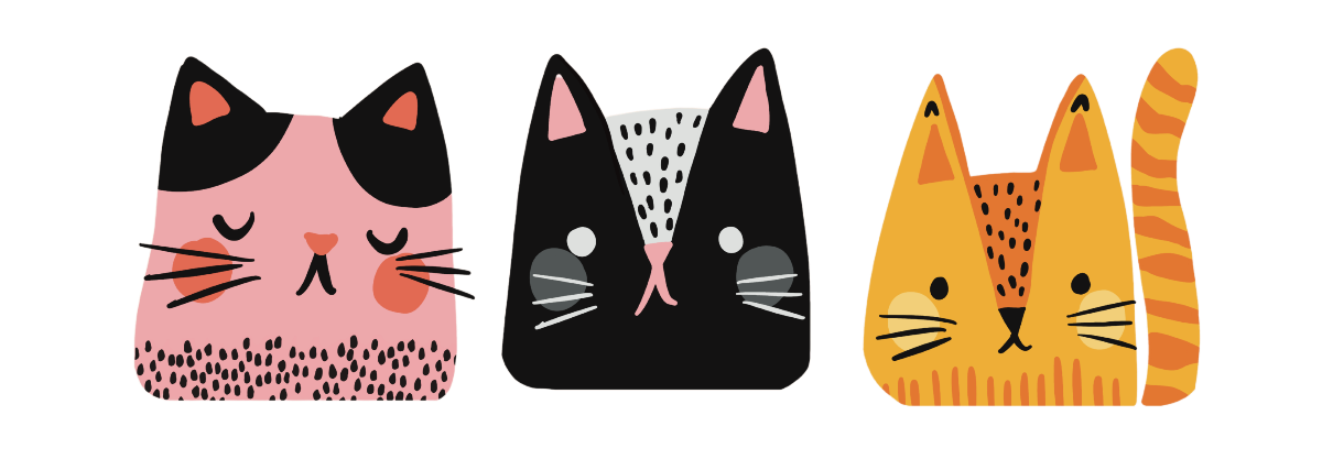 cute cat illustration peggy dean