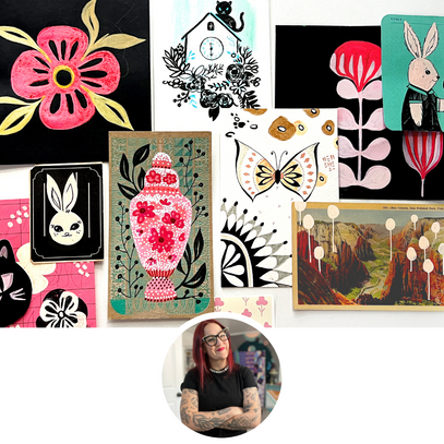 expressive mixed media art tutorial for beginners