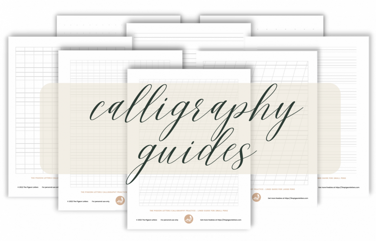 Refrences Calligraphy Free Mini-course: Jump Start Into Modern Calligraphy
