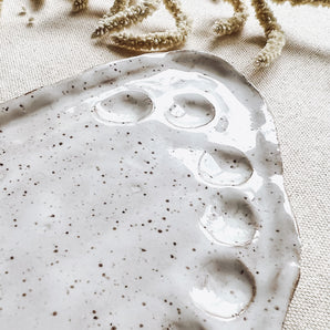 handmade ceramic paint palette