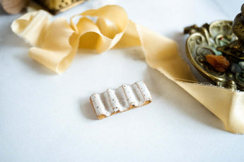 small ceramic paintbrush rest