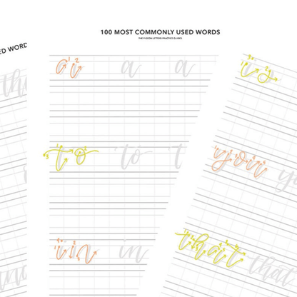 lettering practice sheets
