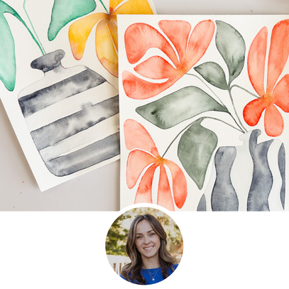 loose watercolor painting tutorial