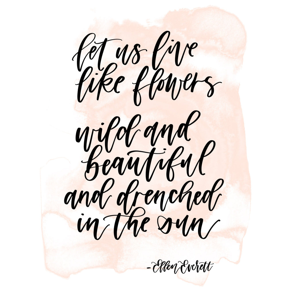 modern calligraphy lettering quote