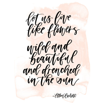 modern calligraphy lettering quote