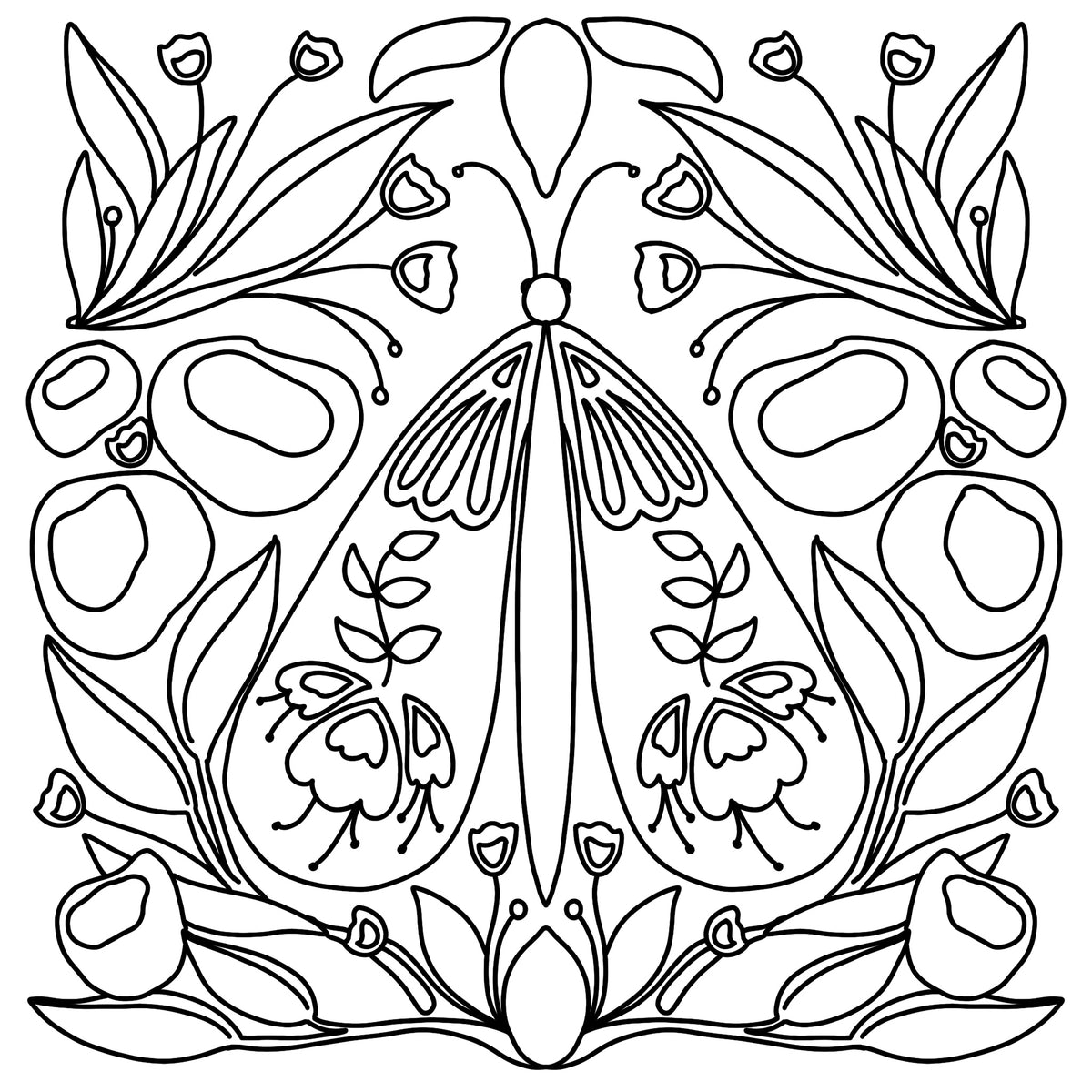 Procreate Folk Art Moths - Bite-Size Class – The Pigeon Letters