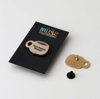 not paint water pin by the gray muse