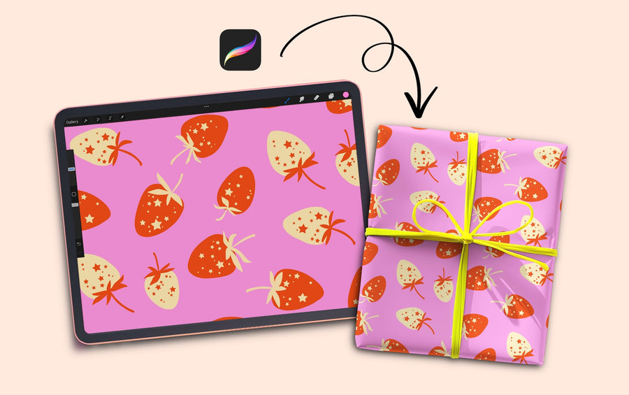 Fruity Patterns in Procreate