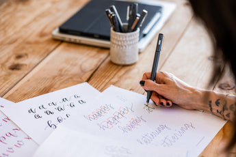 brush lettering guide