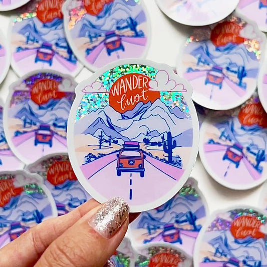 Wanderlust Vinyl Sticker
