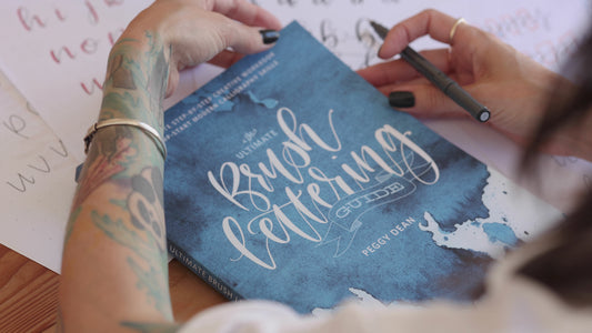 The Ultimate Brush Lettering Guide by Peggy Dean