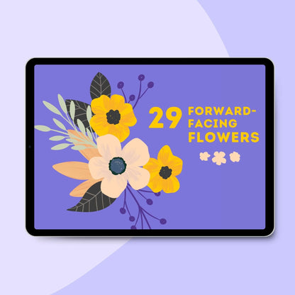 Flower PowerPack: 150+ Procreate Brushes for Botanical Drawing