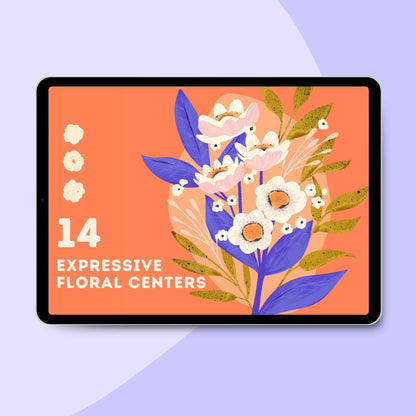 Flower PowerPack: 150+ Procreate Brushes for Botanical Drawing