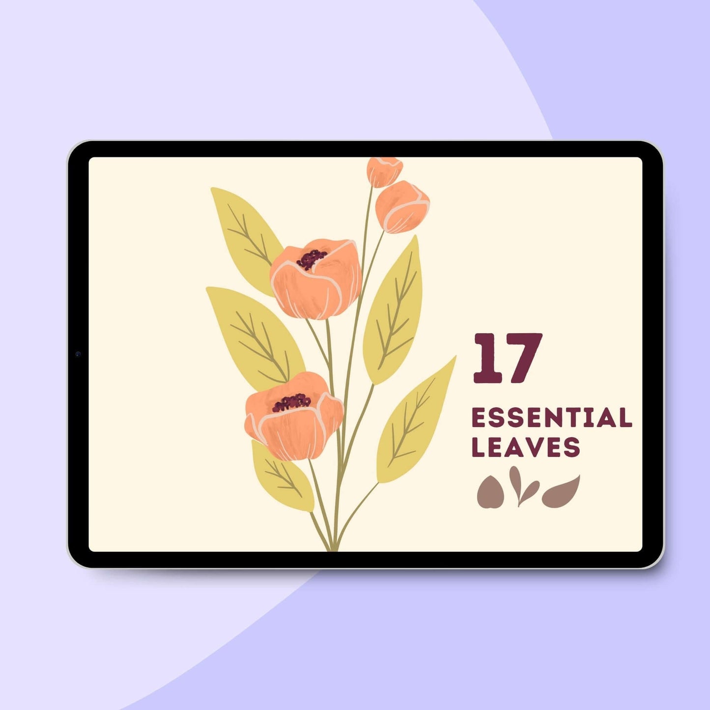 Flower PowerPack: 150+ Procreate Brushes for Botanical Drawing