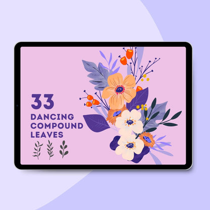 Flower PowerPack: 150+ Procreate Brushes for Botanical Drawing