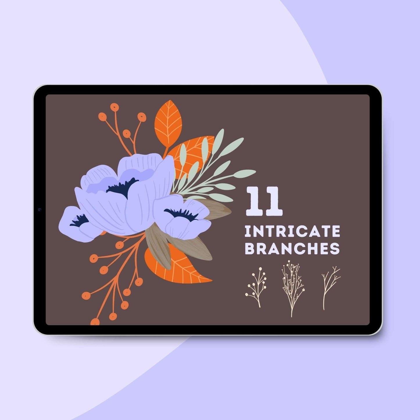 Flower PowerPack: 150+ Procreate Brushes for Botanical Drawing