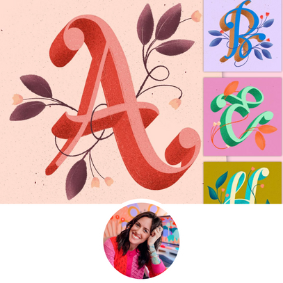 how to hand letter words in procreate