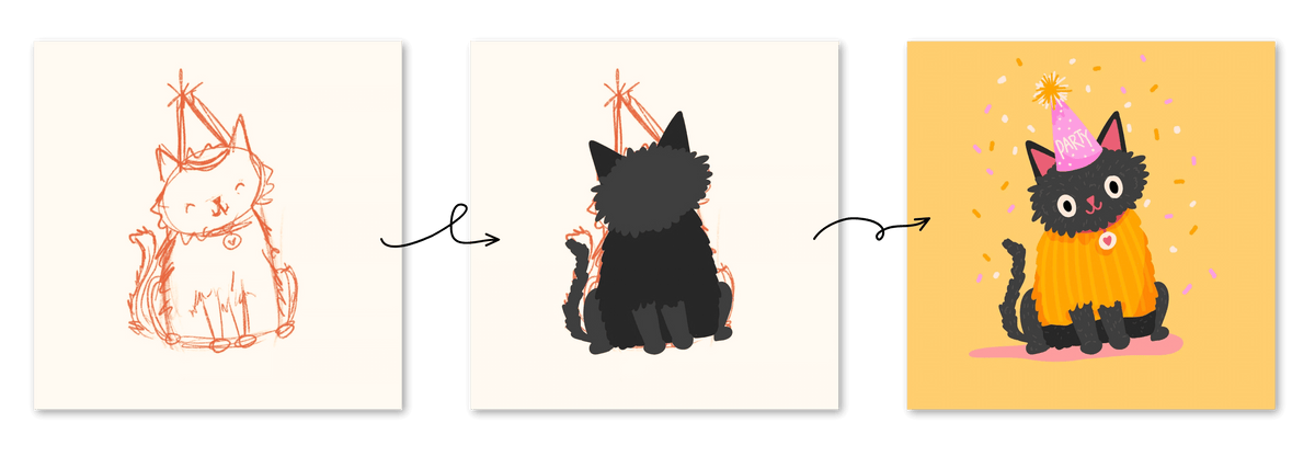 5-Step Illustration Process in Procreate: Start to Finish Workflow ...