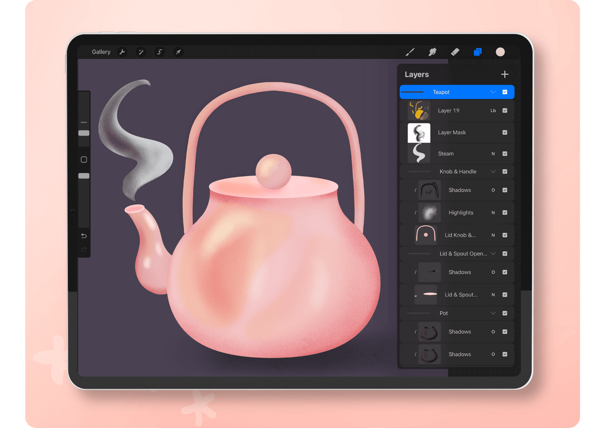 what is masking in procreate