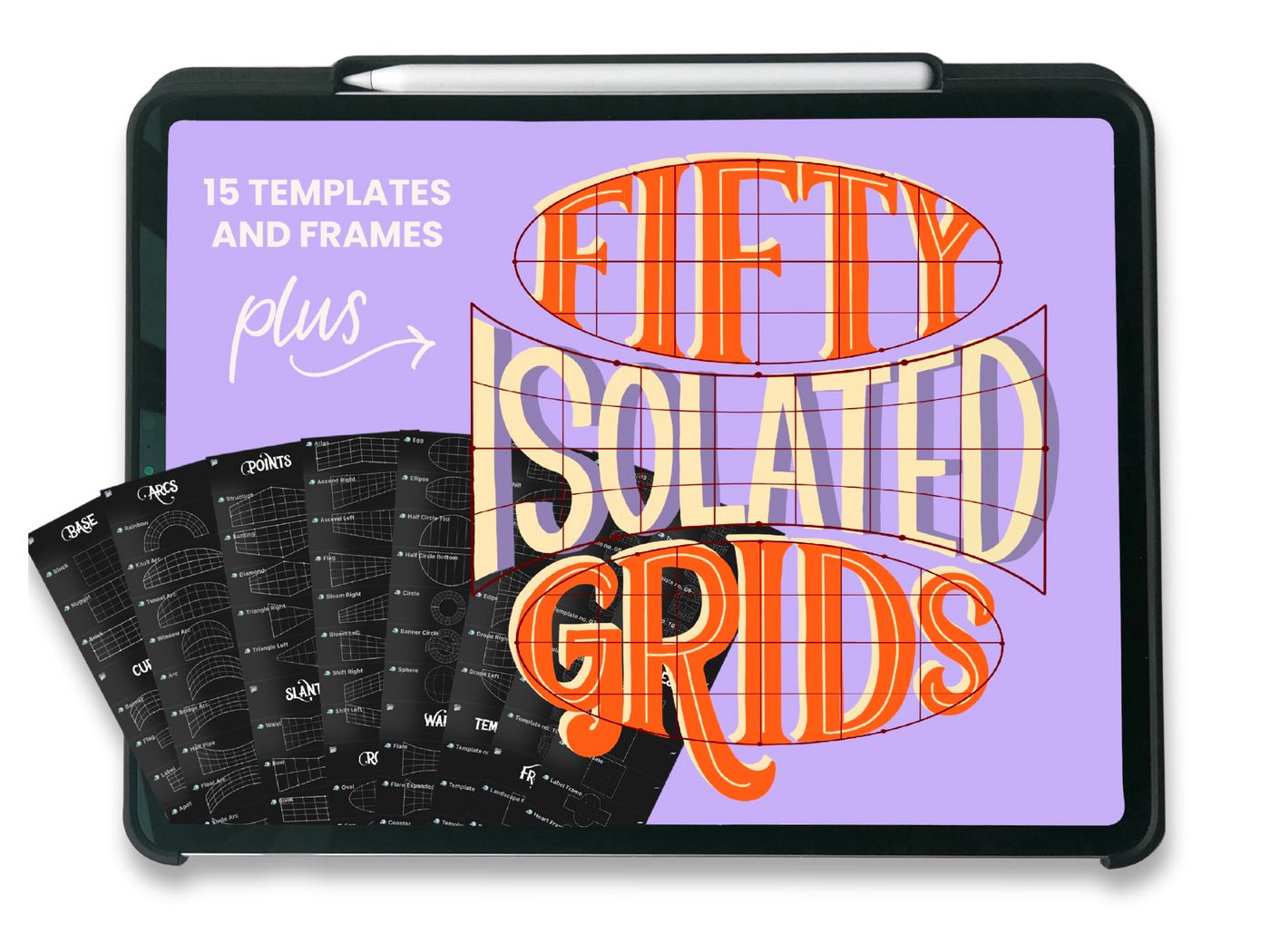 lettering grids for procreate