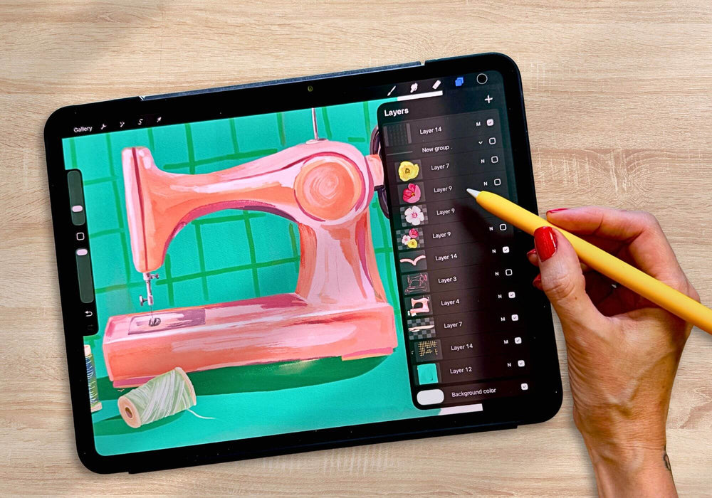 fun procreate painting tutorial