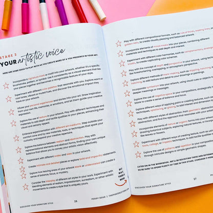 Signature Style Workbook for Discovering Your Artistic Voice