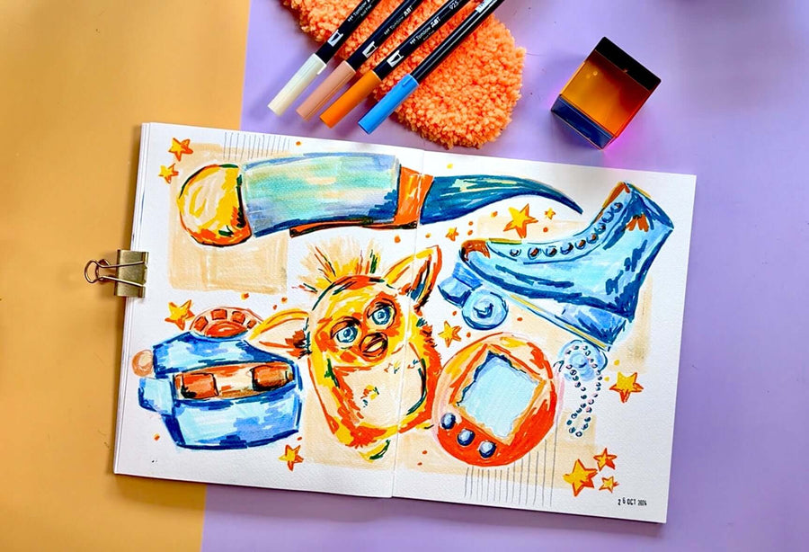 Sketchbook Spreads for Beginners
